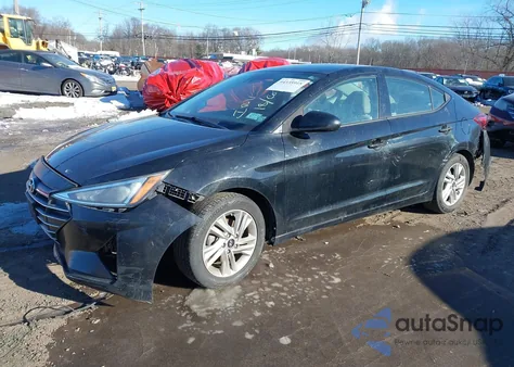 2020 Hyundai Elantra Sel z USA, uszkodzony, nr VIN 5NPD84LF5LH526049